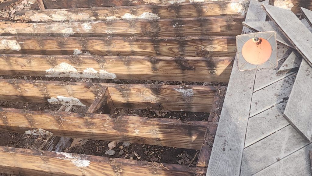 Under Deck Damage 1